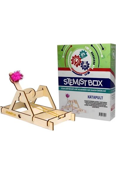 Fapatech Stemist Box Katapult Ahşap Kodlama Stem Eğitim Seti - 1