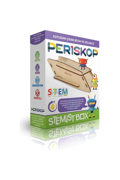 Fapatech Stemist Box Periskop Stem Eğitici Ahşap Stem Eğitim Seti Oyuncak - 2