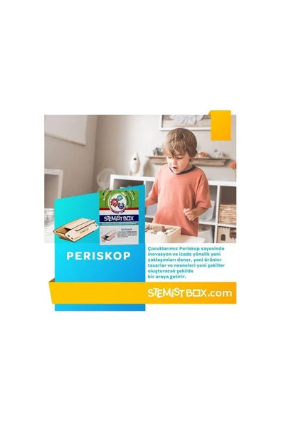 Fapatech Stemist Box Periskop Stem Eğitici Ahşap Stem Eğitim Seti Oyuncak - 4