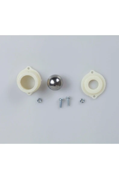 Fapatech Delikli Metal Bilyeli Sarhoş Teker - Beyaz - 3