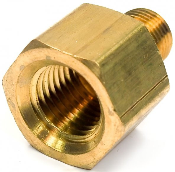 1/2 Inch FNPT X 1/4 Inch MNPT 1000 PSI Brass Pipe Adapter /Boru Adaptörü