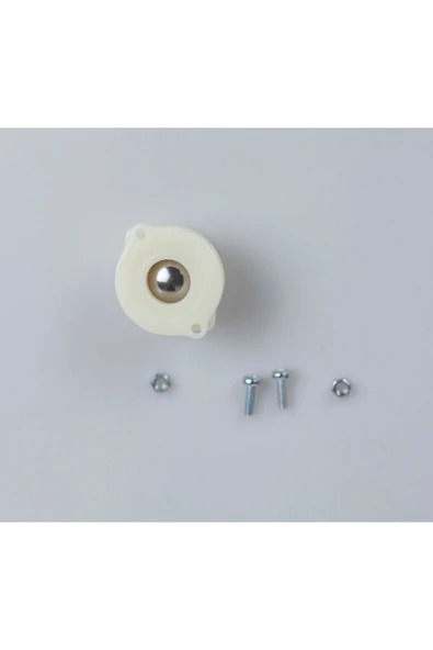 Fapatech Delikli Metal Bilyeli Sarhoş Teker - Beyaz - 4