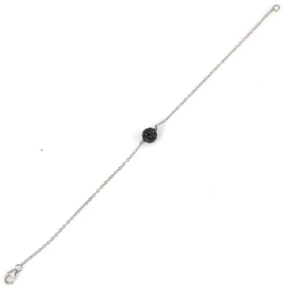 925 Ayar Gümüş Oniks Taşlı Toplu Bileklik - Resim 3