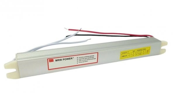 MERVESAN MRW-24-24PL ADAPTÖR 24V 1A METAL KASA SLİM İNCE ADAPTÖR - 2