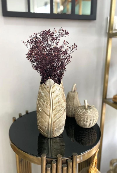 Yaprak vazo polyester - 2