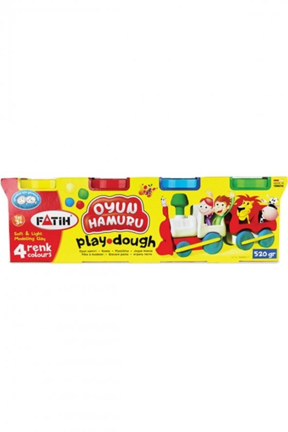 Fatih (4X130 520GR) 4 Renk Oyun Hamuru