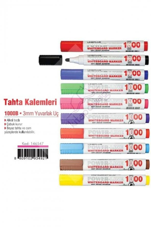 Lineplus 1000b Tahta Kalemi Yuvarlak Uçlu 3 Mm Pembe Tekli (1 Adet) - Resim 2