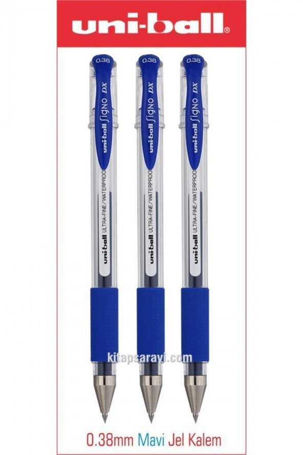 UNİ-BALL Uniball Signo Dx 0.38 Mm Mavi Jel Kalem ürün görseli