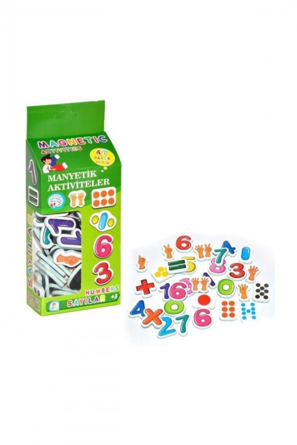 LAÇO 47 Parça Manyetik Sayılar ürün görseli