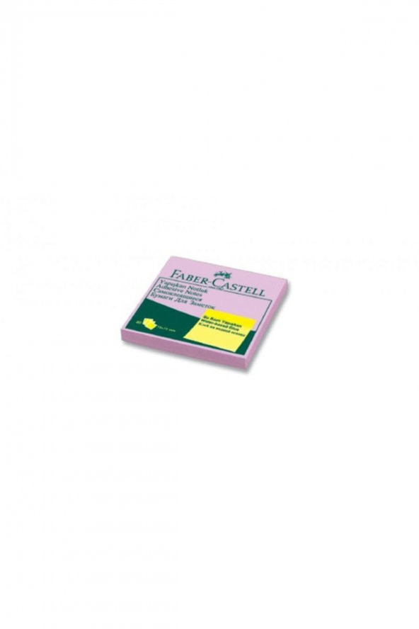 Faber Castell Faber Yapışkan Notluk 75x75 Mm Mor 585401 / - 2