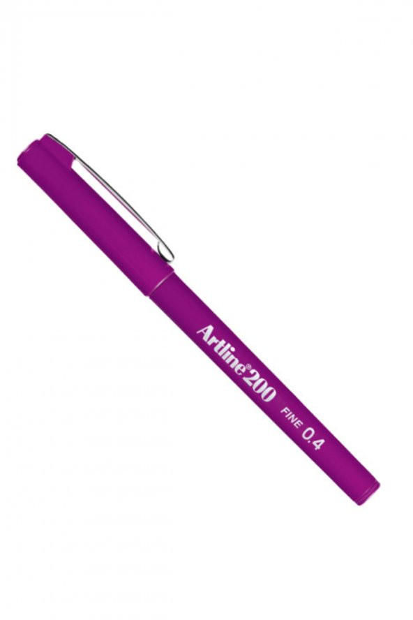 artline 200 Fineliner 0.4mm Ince Uçlu Yazı Ve Çizim Kalemi Magenta