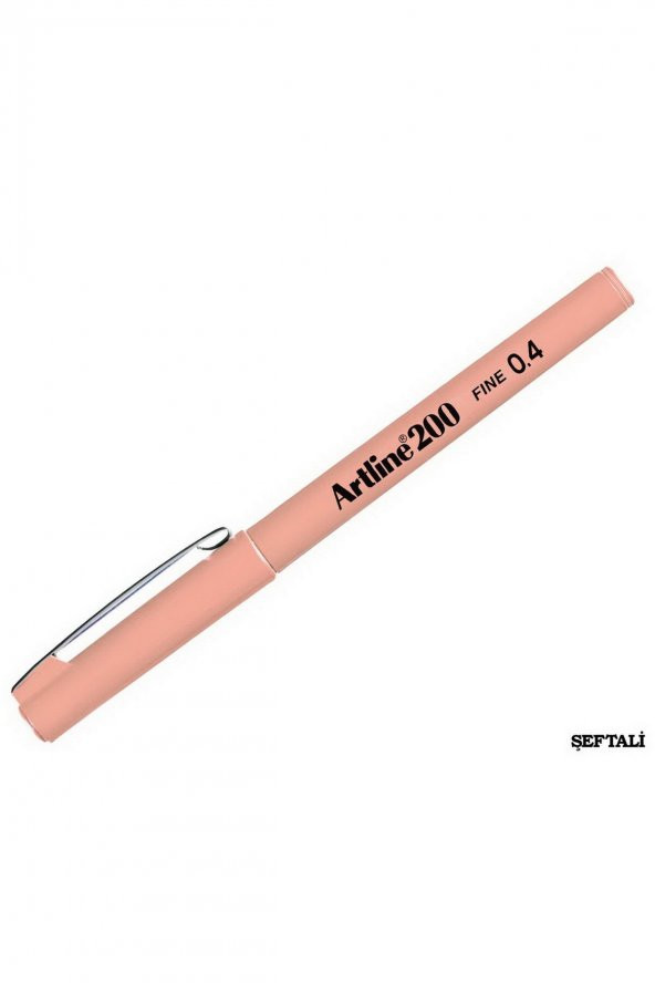 artline 200 Fineliner 0.4mm Ince Uçlu Yazı Ve Çizim Kalemi Kayısı ürün görseli