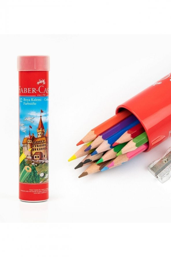Faber Castell Fabercastell Kuru Boya 12 Renk Metal Tüpte ürün görseli