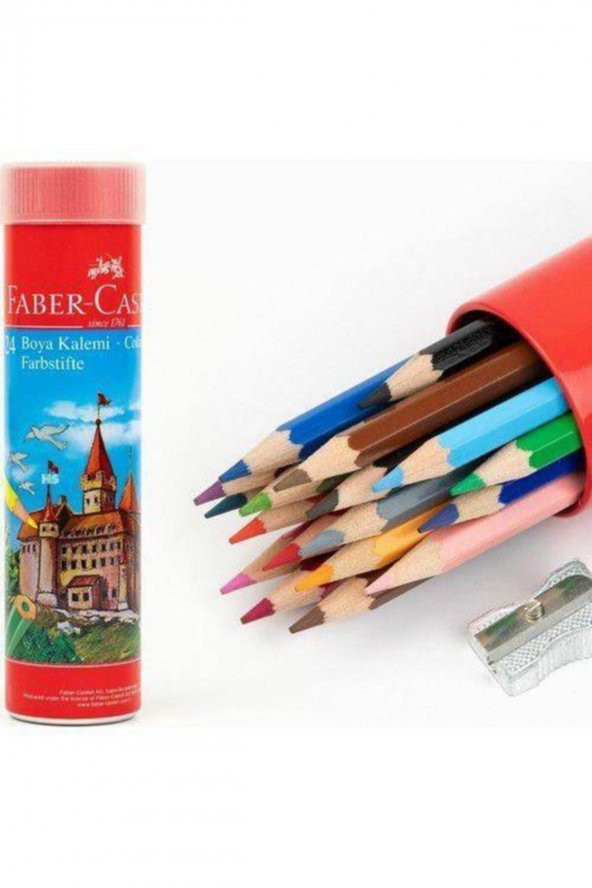 Faber Castell Fabercastell Kuru Boya 24 Renk Metal Tüpte ürün görseli