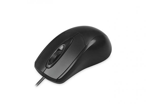 EVEREST SM-163 USB SİYAH MOUSE 1000 DPI USB OPTİK TAK ÇALIŞTIR PC KABLOLU MOUSE - 2