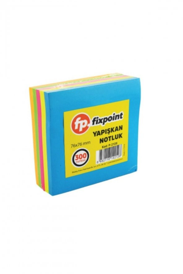 FixPoint P-2128 300 Yaprak Yapışkan Not Kağıdı - 76x76mm - 1