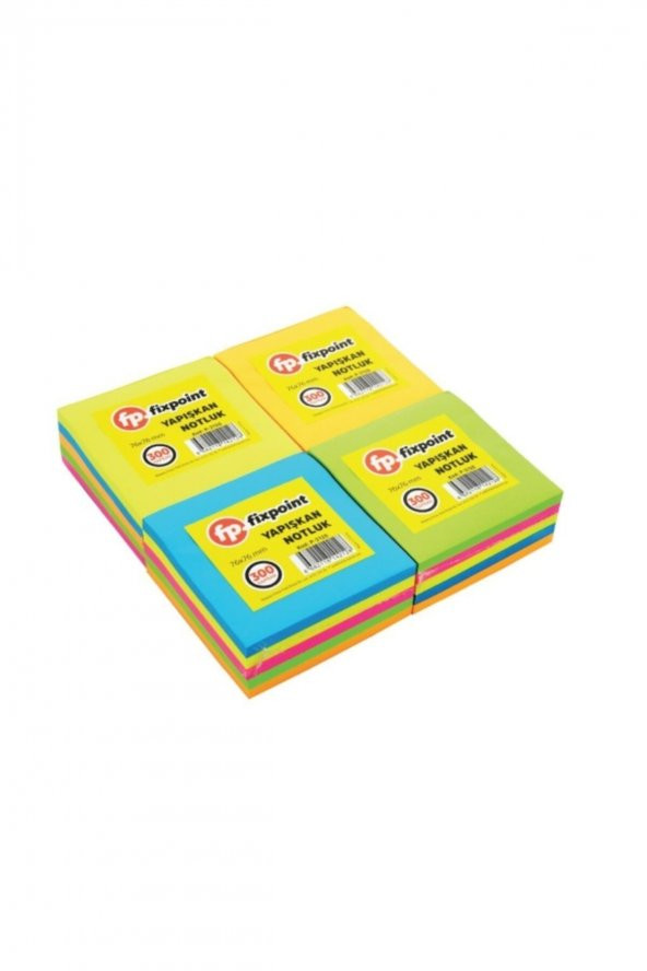 FixPoint P-2128 300 Yaprak Yapışkan Not Kağıdı - 76x76mm - 2