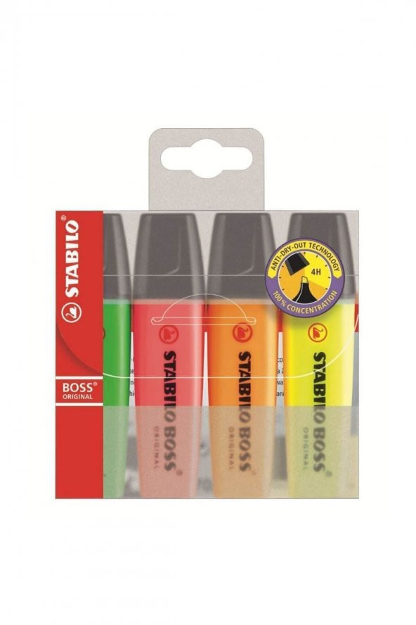 Stabilo Stabılo Boss Orıgınal 4lü Paket ürün görseli