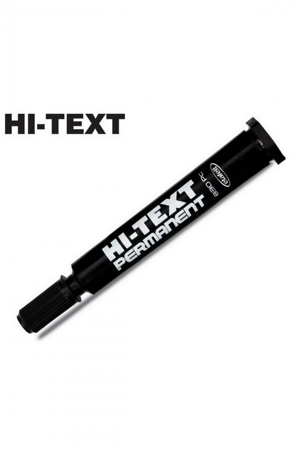Hi-Text Marker Kesik Uç 830pcs Siyah ürün görseli