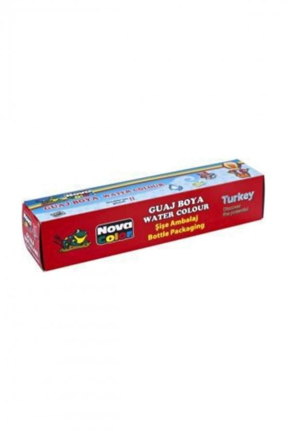Nova Color Guaj Boya 6 Renk Şişe - 3