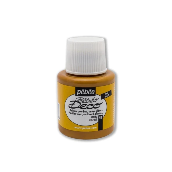 Pebeo Deco Mat 110 ml Şişe 3lü Ocre ürün görseli