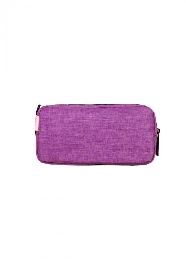 Benetton Mor Çift Gözlü Kalem Çantası 20 X 9 X 7cm 70085 - 2