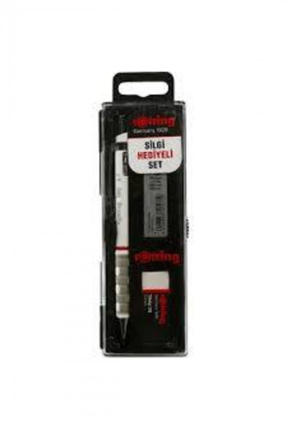 Rotring 0.7mm Uçlu Kalem Silgi Ve Uç Hediyeli Beyaz - Resim 3