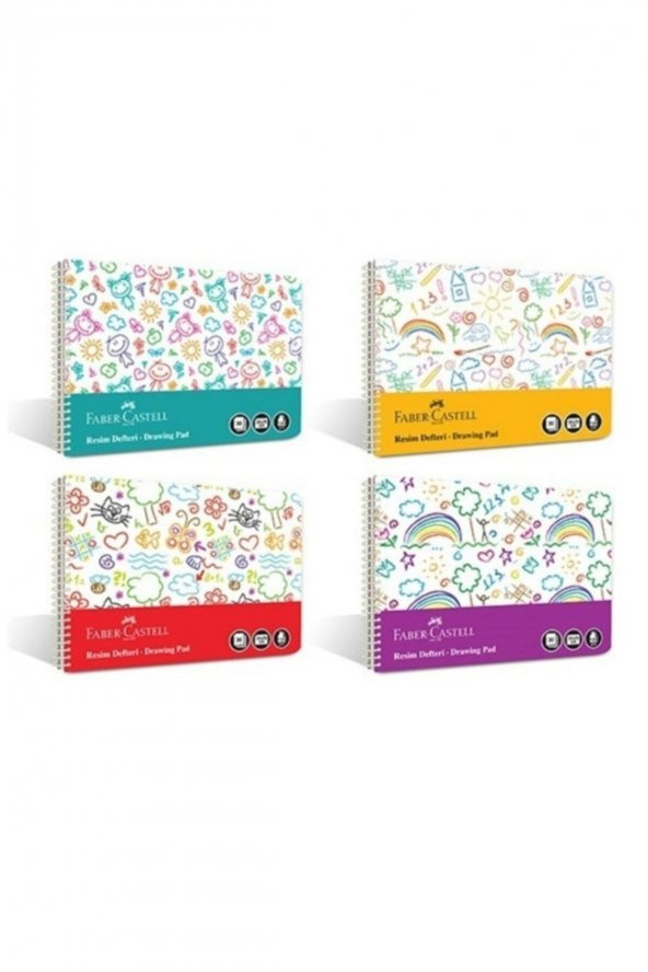 Faber Castell Faber 25x35 Eğlenceli Pp Kapak Resim Defteri (adet) - Resim 2