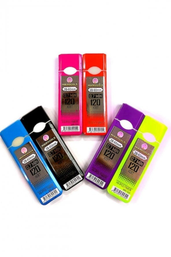 MİKROGOLD 0.7 Mm 2b Versatil Kalem Ucu 120li Adet ürün görseli