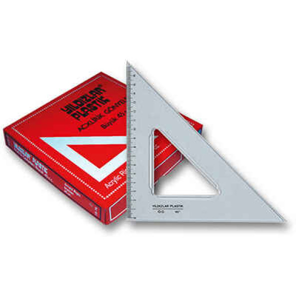 Yıldızlar Yayınları Yıldızlar Gönye 45 Derece 26 Cm No: 20 ürün görseli