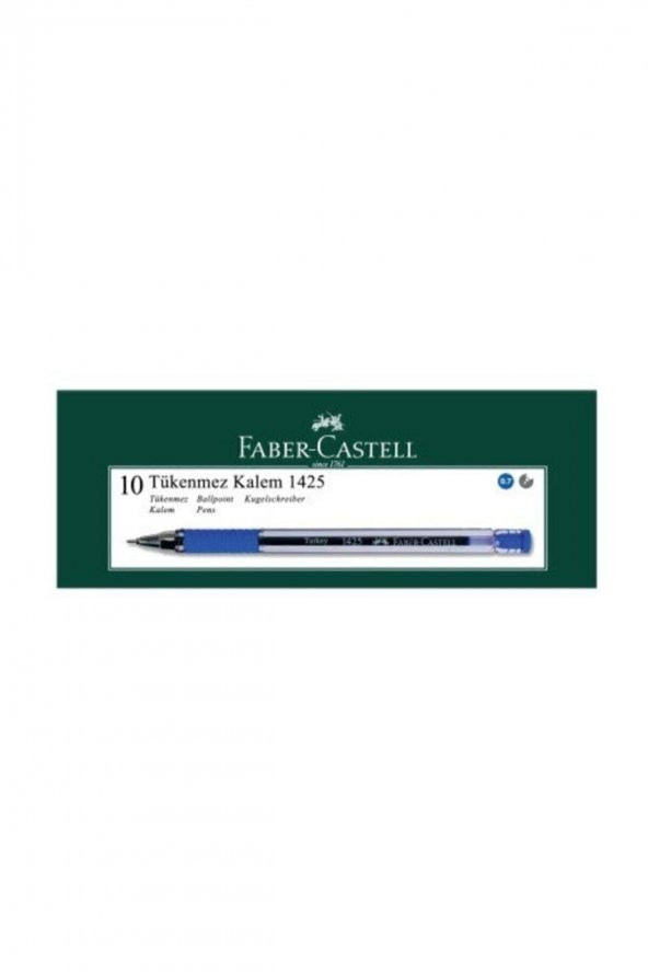 Faber Castell Mavi Tükenmez Kalem 10lu Paket