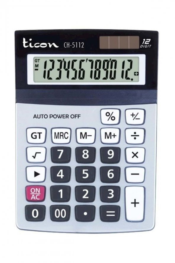 Ticon Hesap Makinesi Masaüstü Ch-5112 ürün görseli