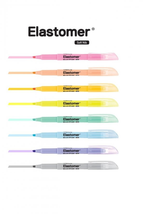 Lineplus Elastomer Fosforlu Kalem Pastel Renkler Lila - Resim 2