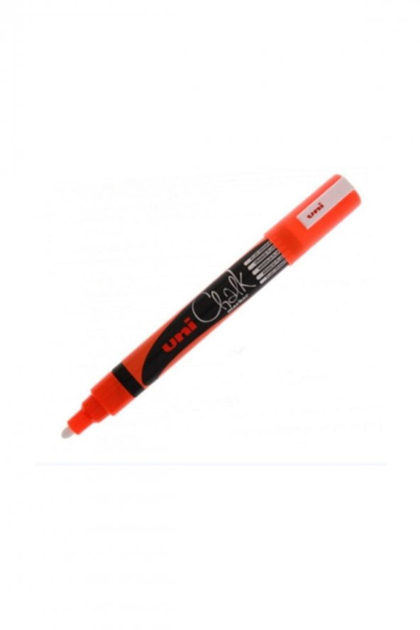 Uni Chalk Marker Wet Wipe Fluo Orange 1.8-2.5mm ürün görseli