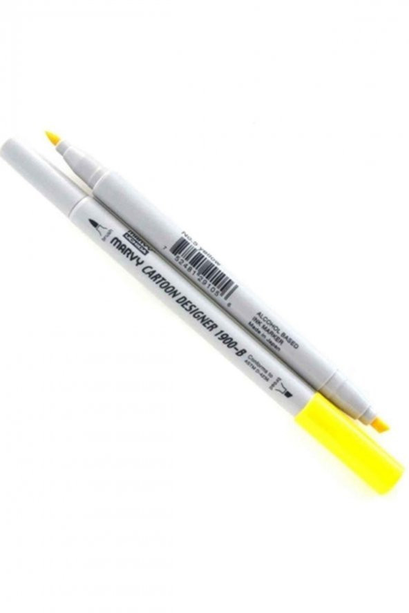 Marvy 1900b-s/5 Yellow Grafik Markör Kalem ürün görseli