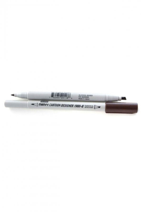 ADEL OYUNCAK Marvy 1900b-s/18 Dark Brown Grafik Markör Kalem - 2