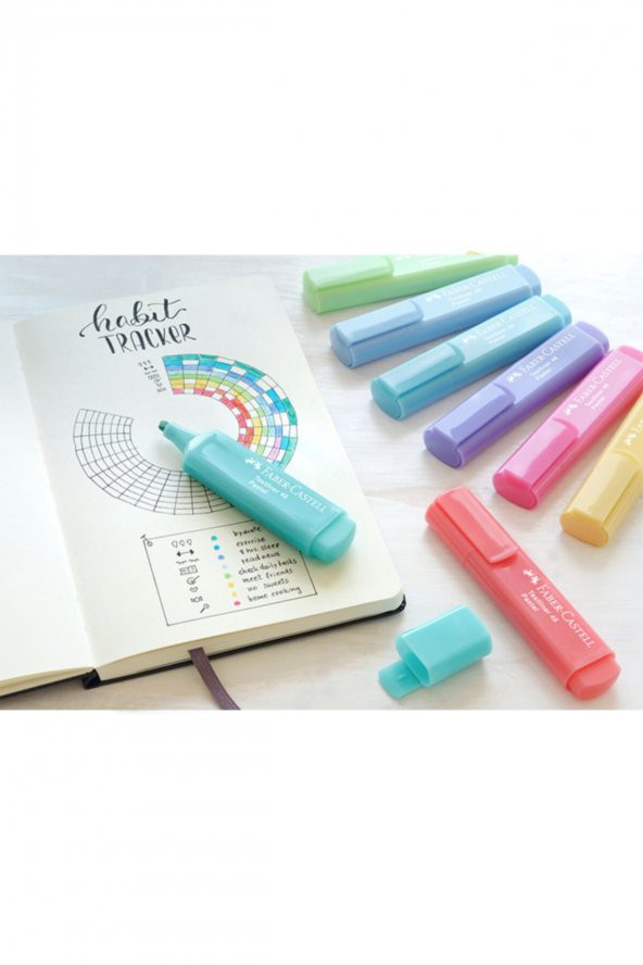 Faber Castell Textliner 46 Pastel Işaretleme Kalemi Apricot - Resim 2