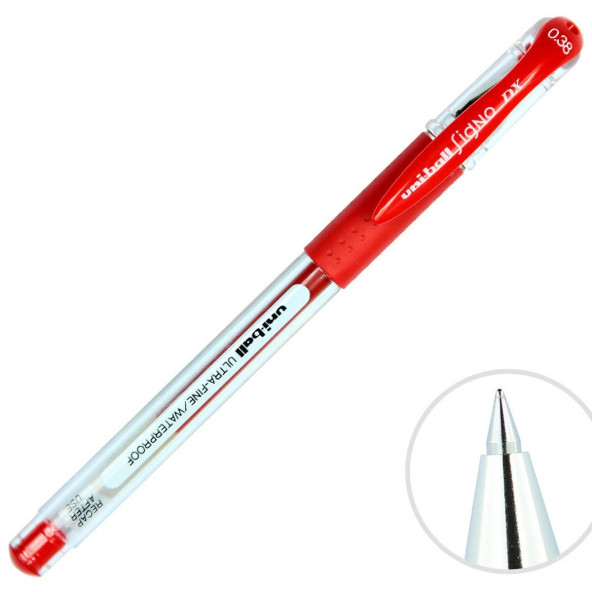 Unibal Uni-ball Roller Kalem Signo Dx Jel Bilye Uç 0.38mm Um - 151 Kırmızı ürün görseli