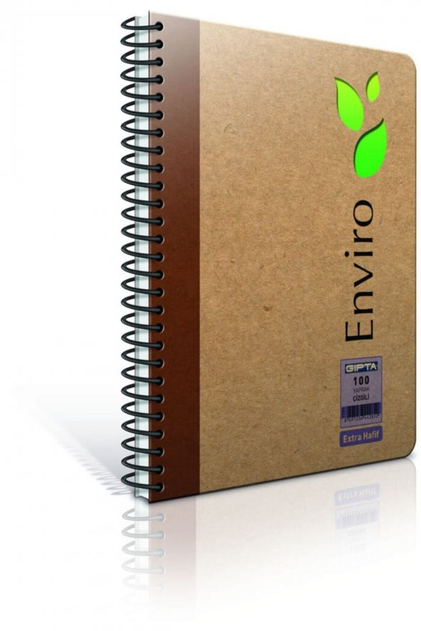 Gıpta Enviro Spiralli A4 100 Yaprak Çizgili ürün görseli