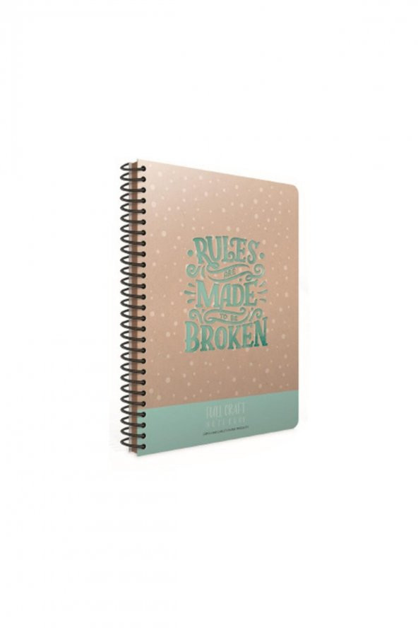 Gıpta Full Craft A4 Spiralli Defet Sert Kapak 96 Yaprak 70 Gr. Çizgisiz ürün görseli