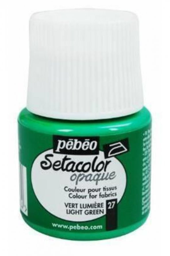 Pebeo Kumaş Boyası Opague 45ml No:27 Lıght Green ürün görseli