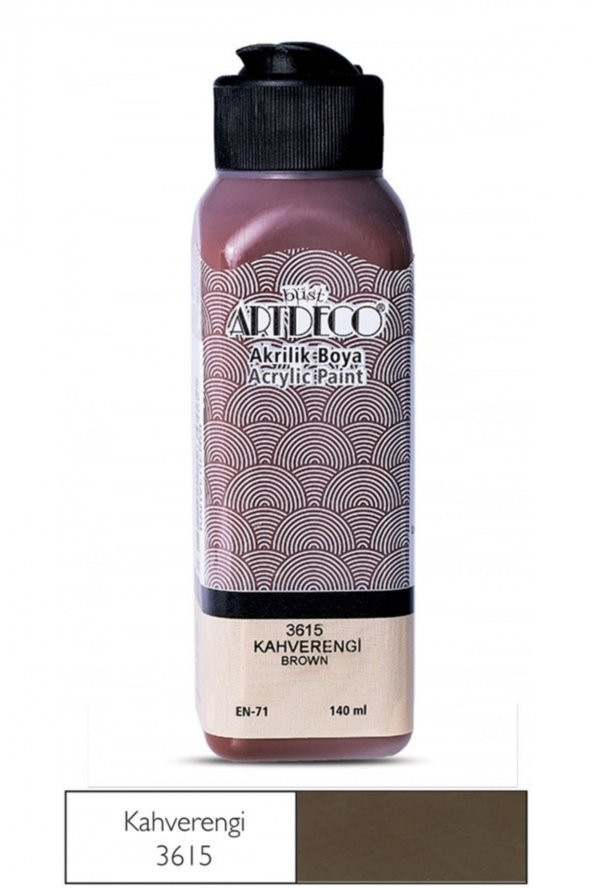 Artdeco Akrilik Boya 140 ml Kahverengi ürün görseli