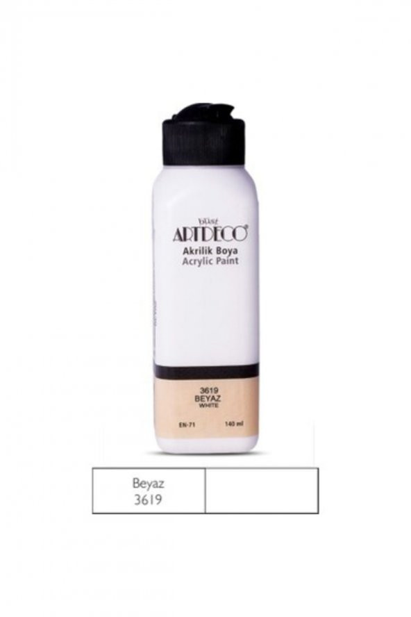 Artdeco 140Ml Beyaz Akrilik Boya 3619 ürün görseli