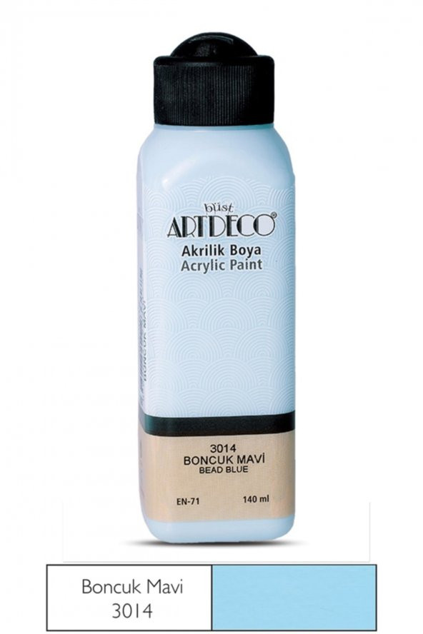 Artdeco 140ml Boncuk Mavi Akrilik Boya 3014