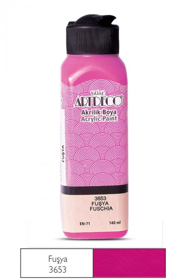 Artdeco 140ml Fuşya Akrilik Boya 3653 ürün görseli