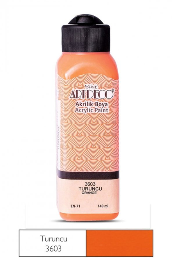 Artdeco 140ml Turuncu Akrilik Boya 3603 ürün görseli