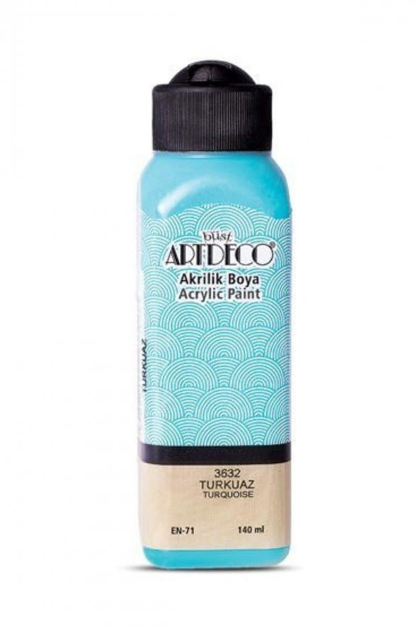 Artdeco 140ml Turkuaz Akrilik Boya 3632 ürün görseli