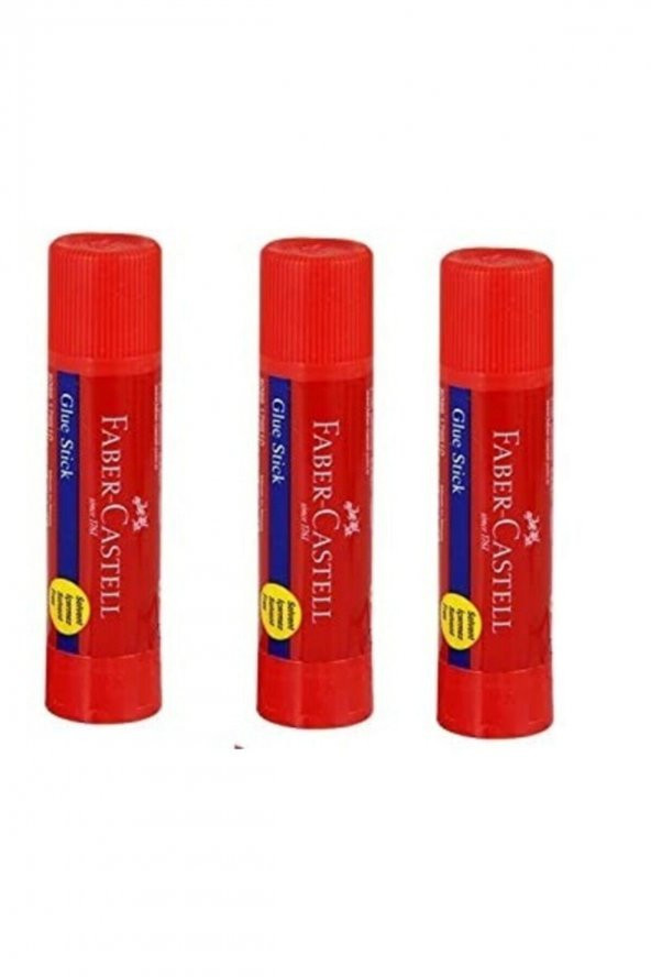 Faber Castell FABER CASTELL STİCK 22gr. Stick Yapıştırıcı 3 Adet ürün görseli