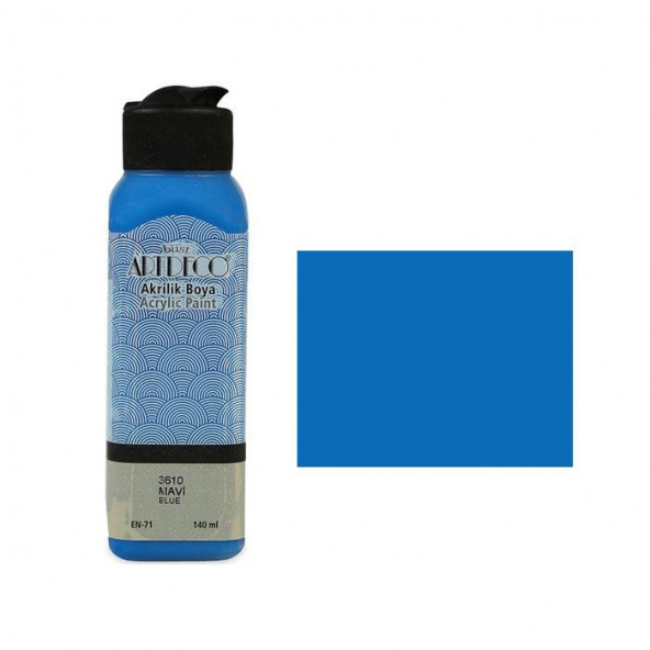 Artdeco 140ml Mavi Akrilik Boya 3610 - Resim 2