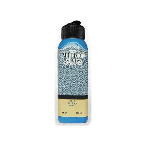 Artdeco 140ml Indigo Akrilik Boya 3012 - Resim 2